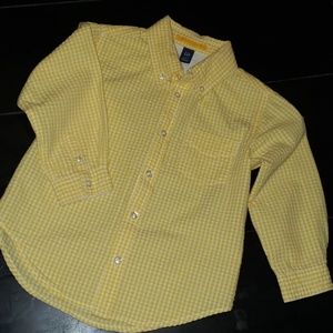 Gapkids Boys seersucker 5T button down shirt